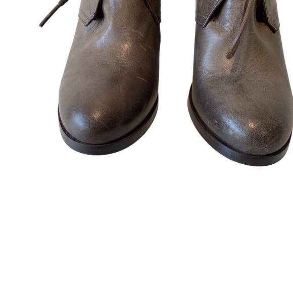 CORDANI ITALIAN LEATHER LACE-UP BROWN BOOTIES - Picture 9 of 15